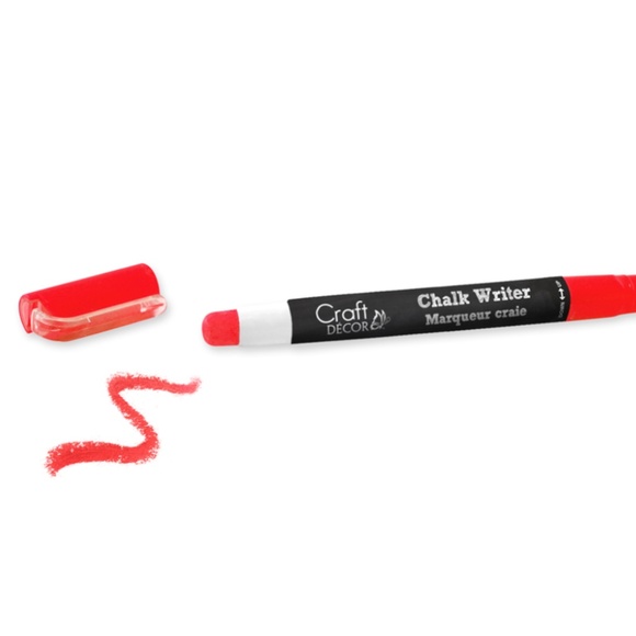 Chalk Writer Blister-Carded Red - Picture 3 of 4
